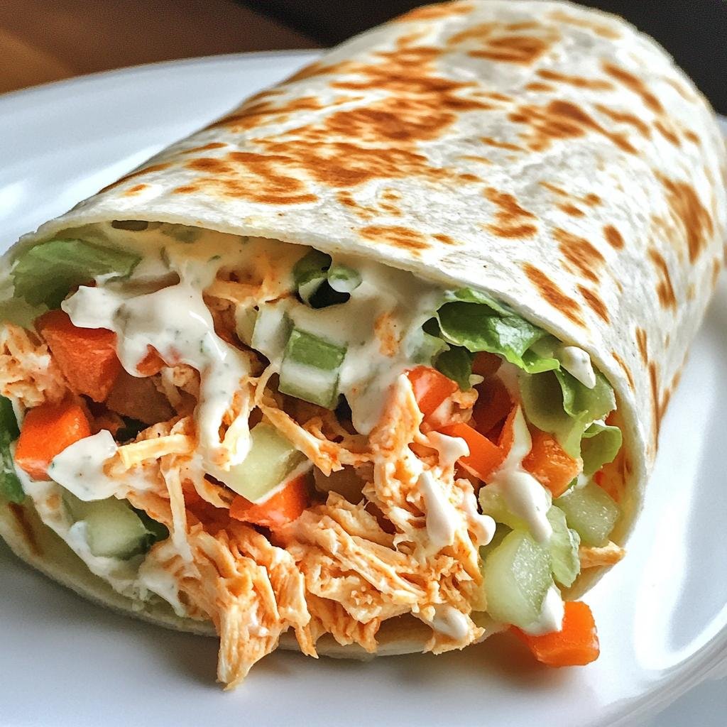 Buffalo Chicken Wraps - detail 2