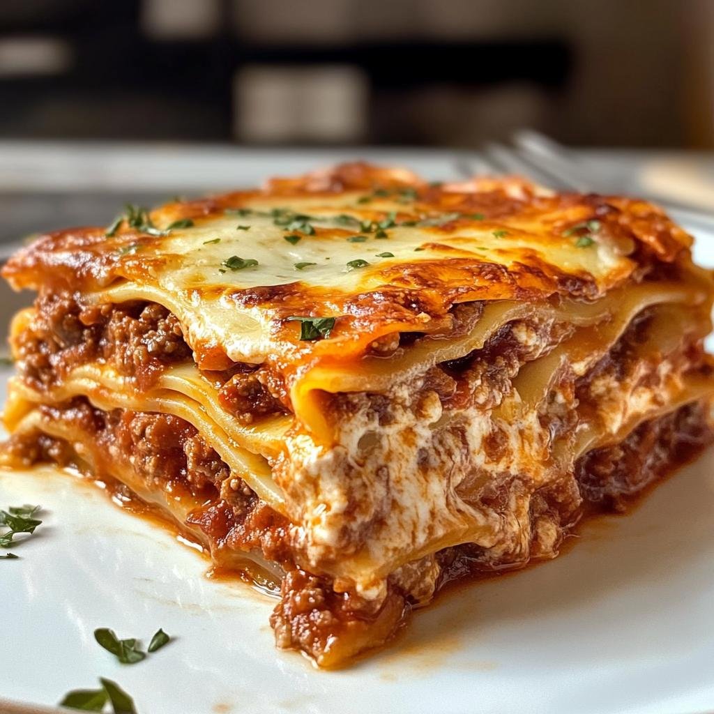 Classic Beef Lasagna - detail 2
