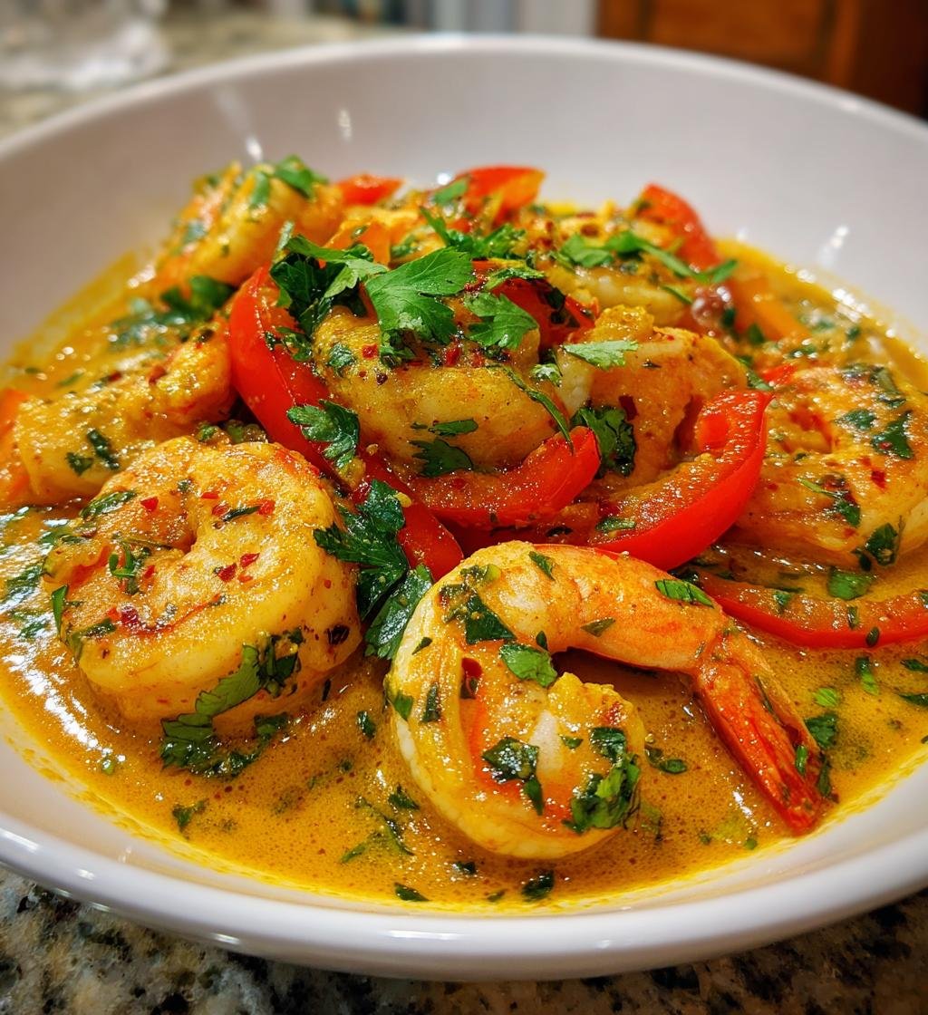 Coconut Curry Shrimp - detail 3