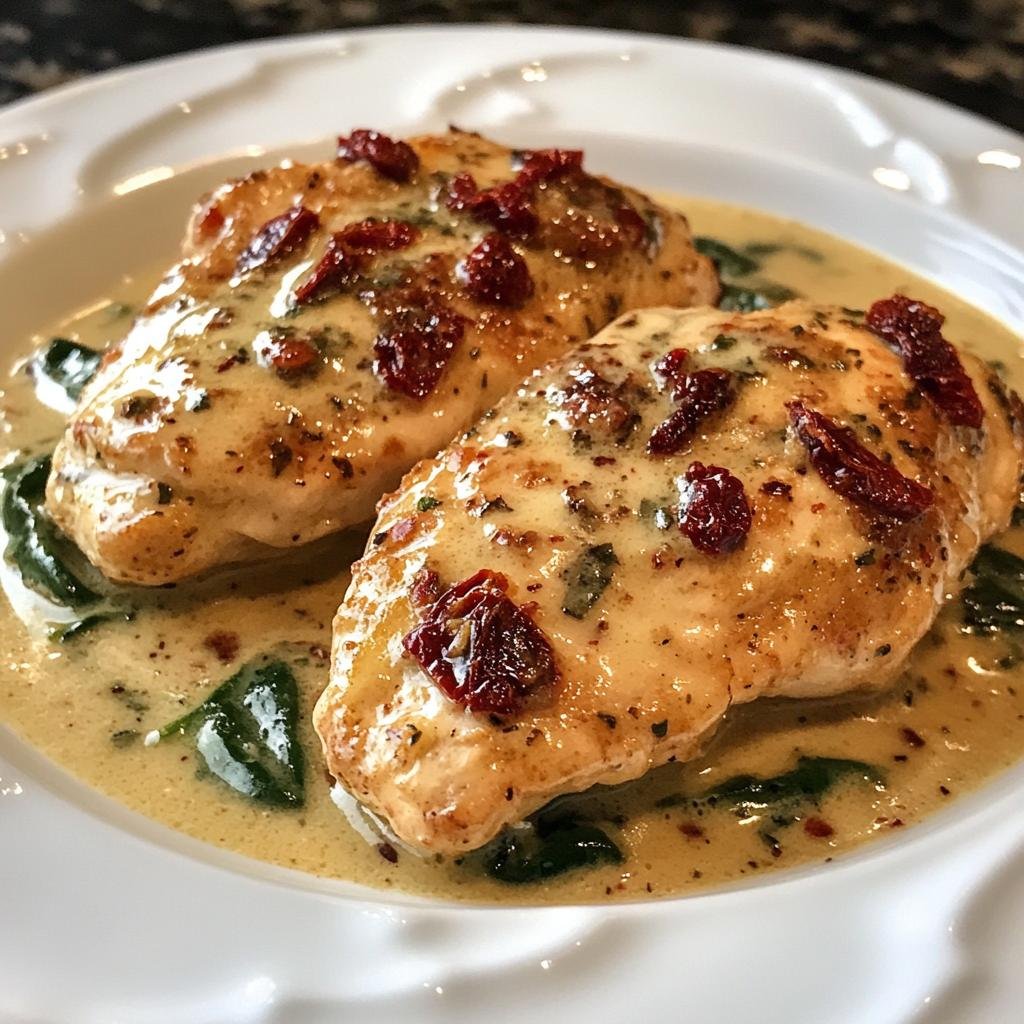 Creamy Tuscan Chicken - detail 1