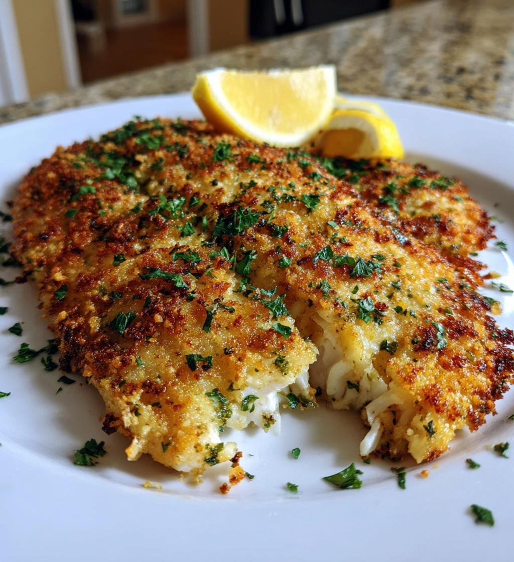 Garlic Parmesan Crusted Tilapia - detail 1
