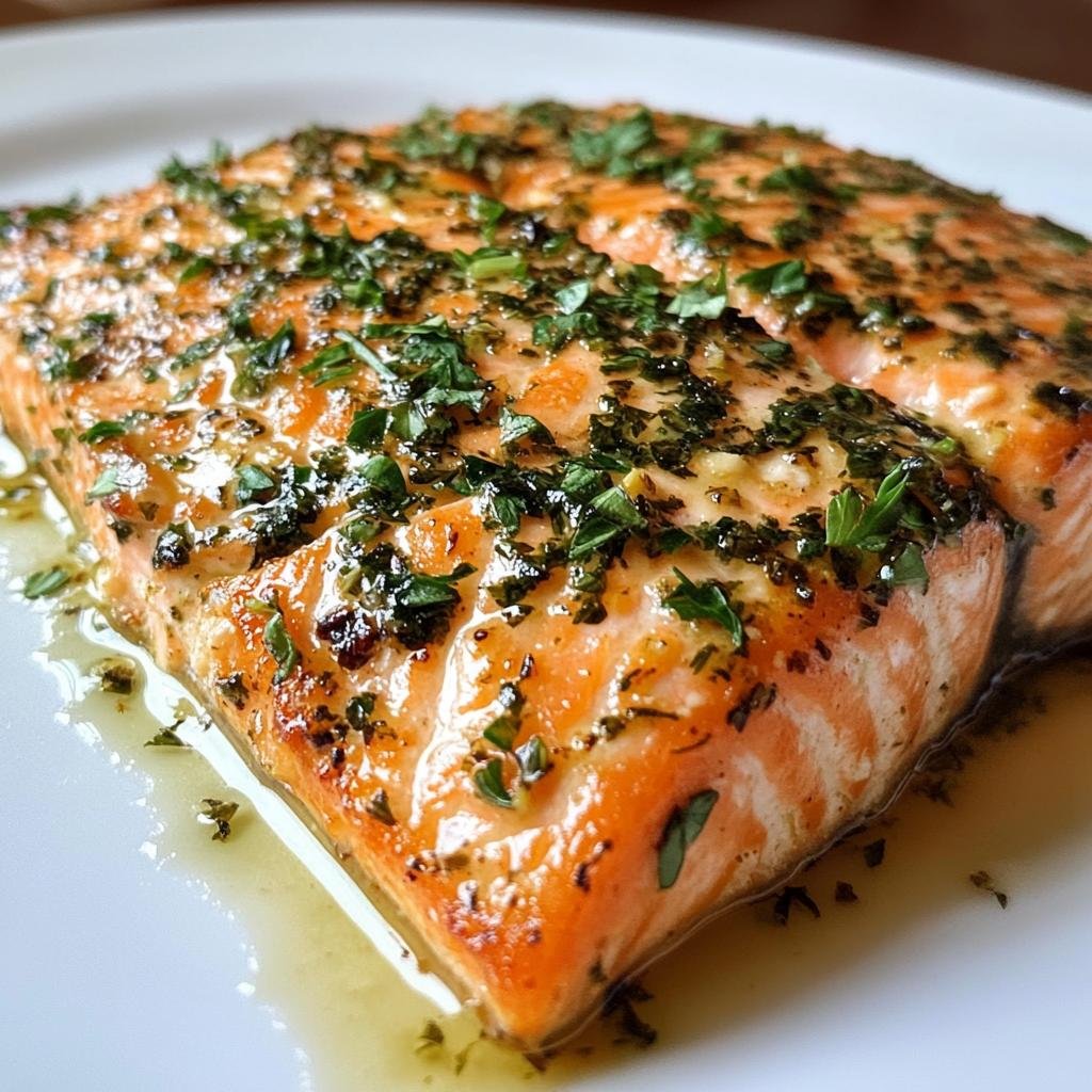 Lemon Herb Baked Salmon - detail 1