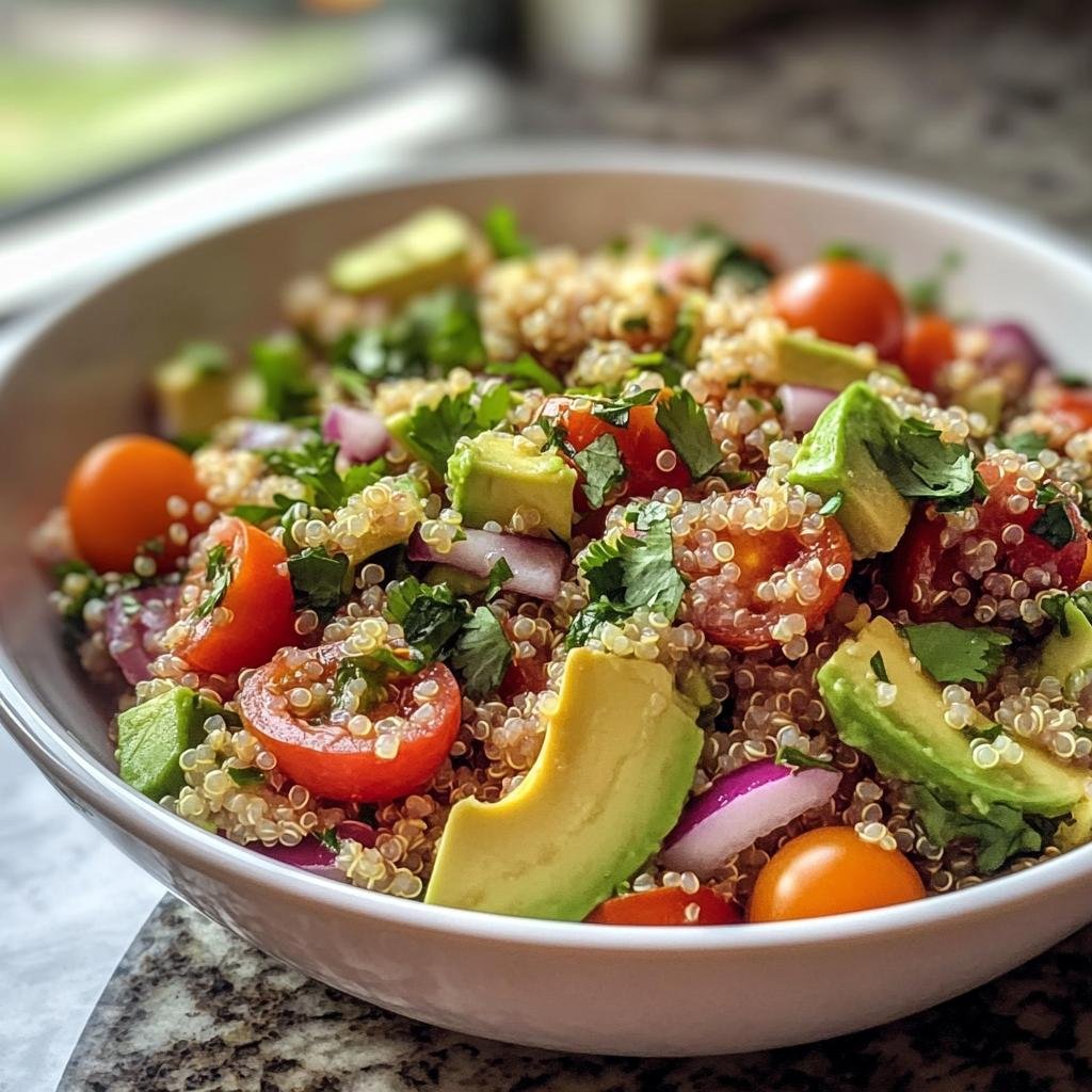 Quinoa and Avocado Salad - detail 1