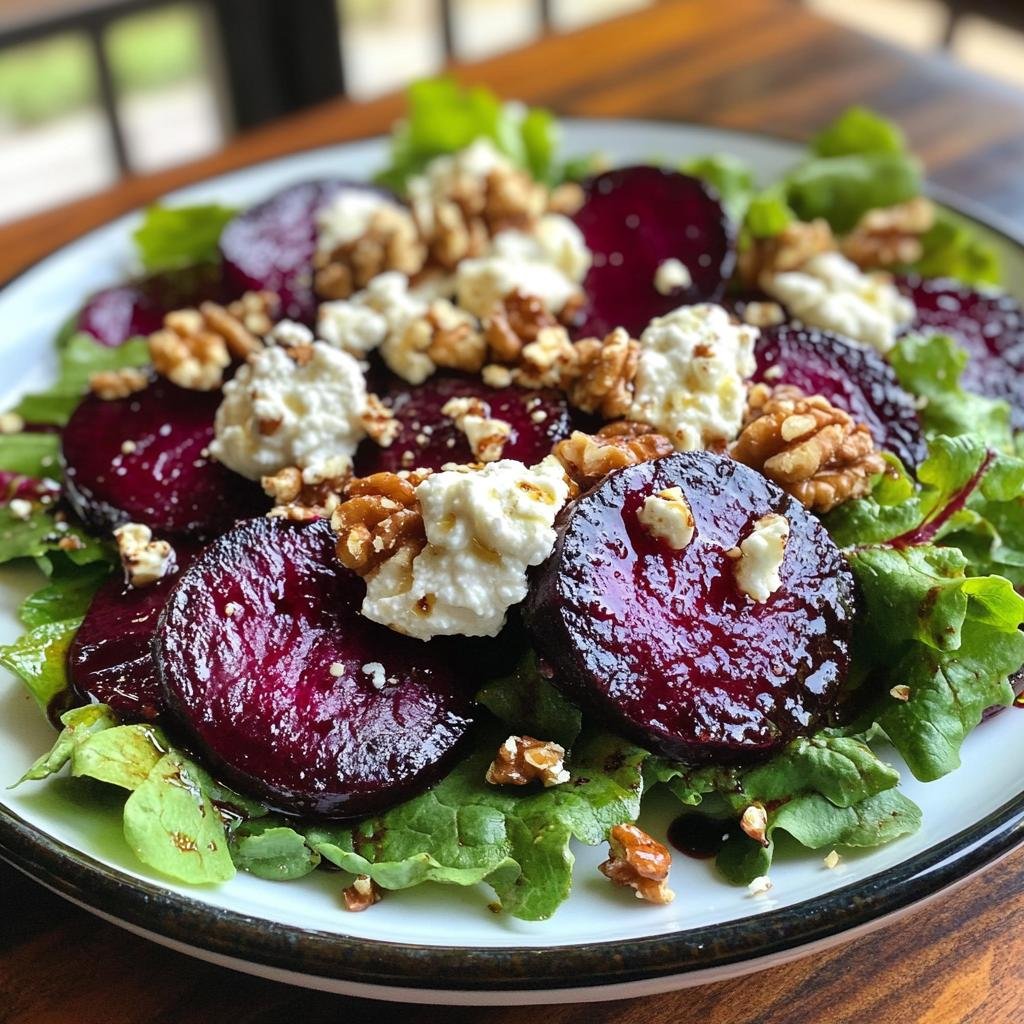 Roasted Beet and Goat Cheese Salad - detail 2