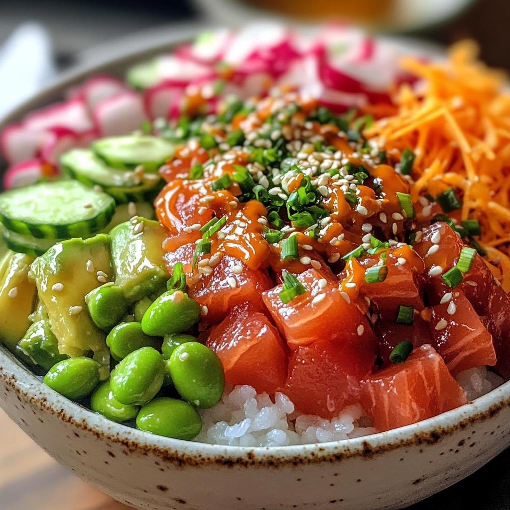 Spicy Tuna Poke Bowl - detail 1