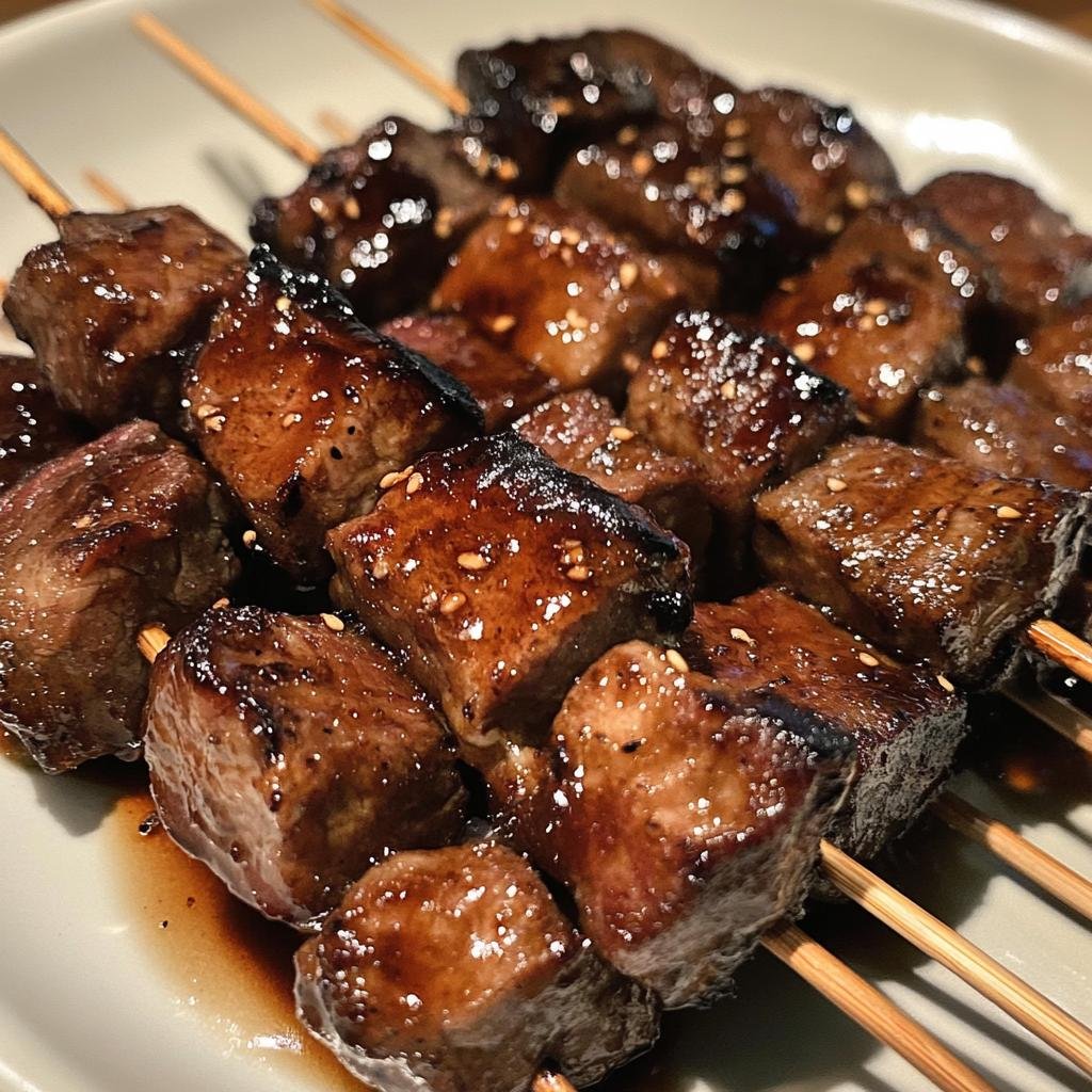 Teriyaki Beef Skewers