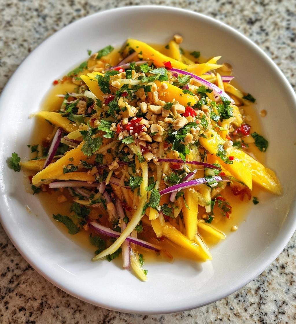 Thai Mango Salad - detail 1