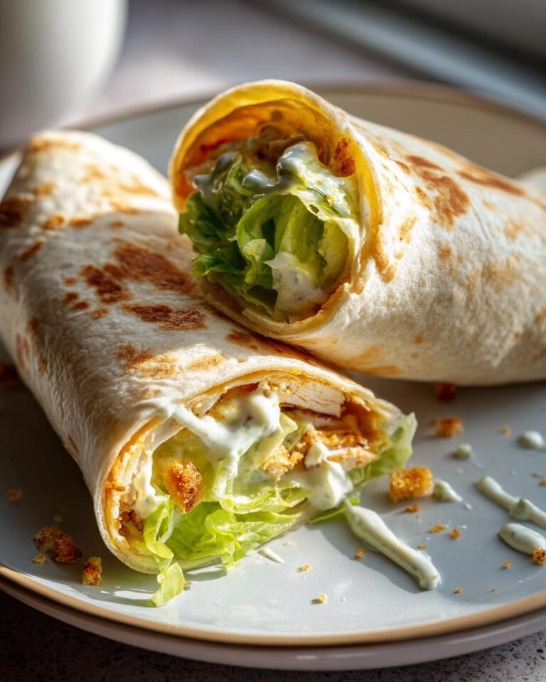 Spicy Buffalo Chicken Caesar Wrap – Bold Twist