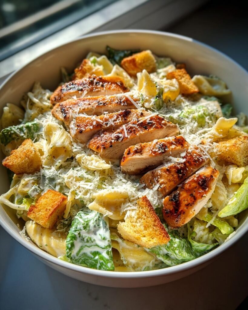 chicken ceaser pasta salads