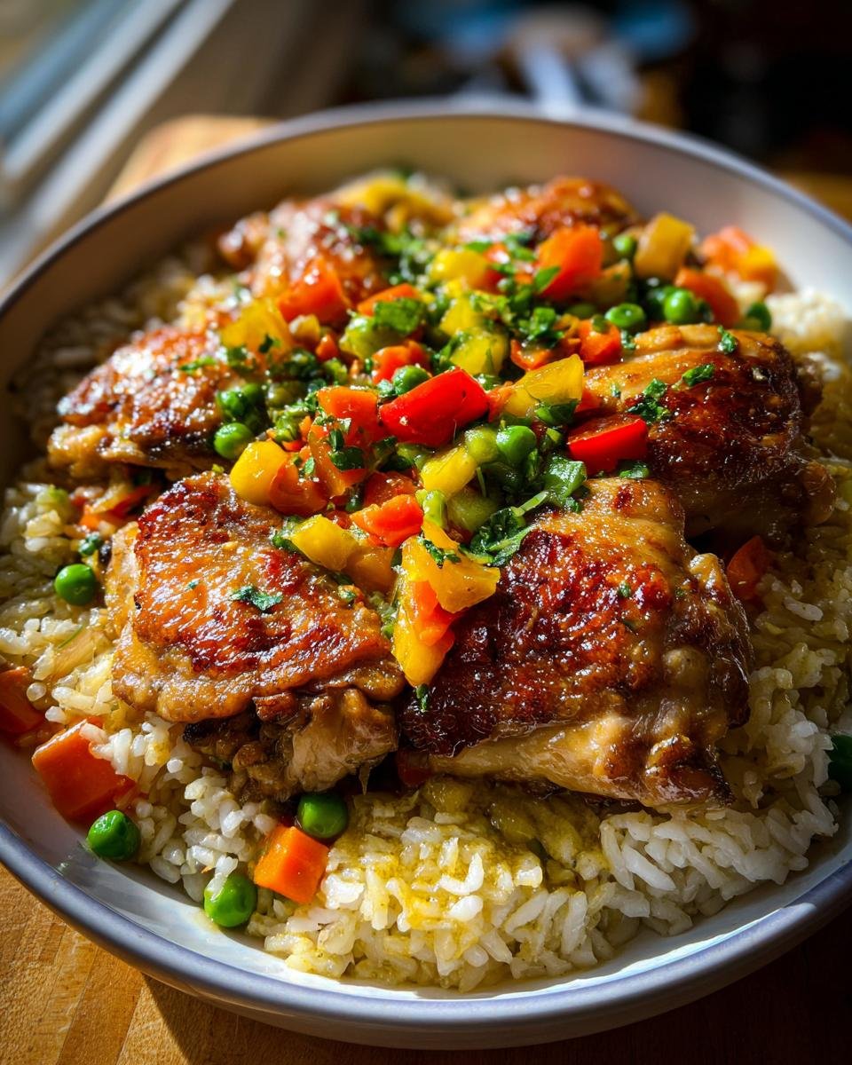 chicken and rice chinese - detail 1