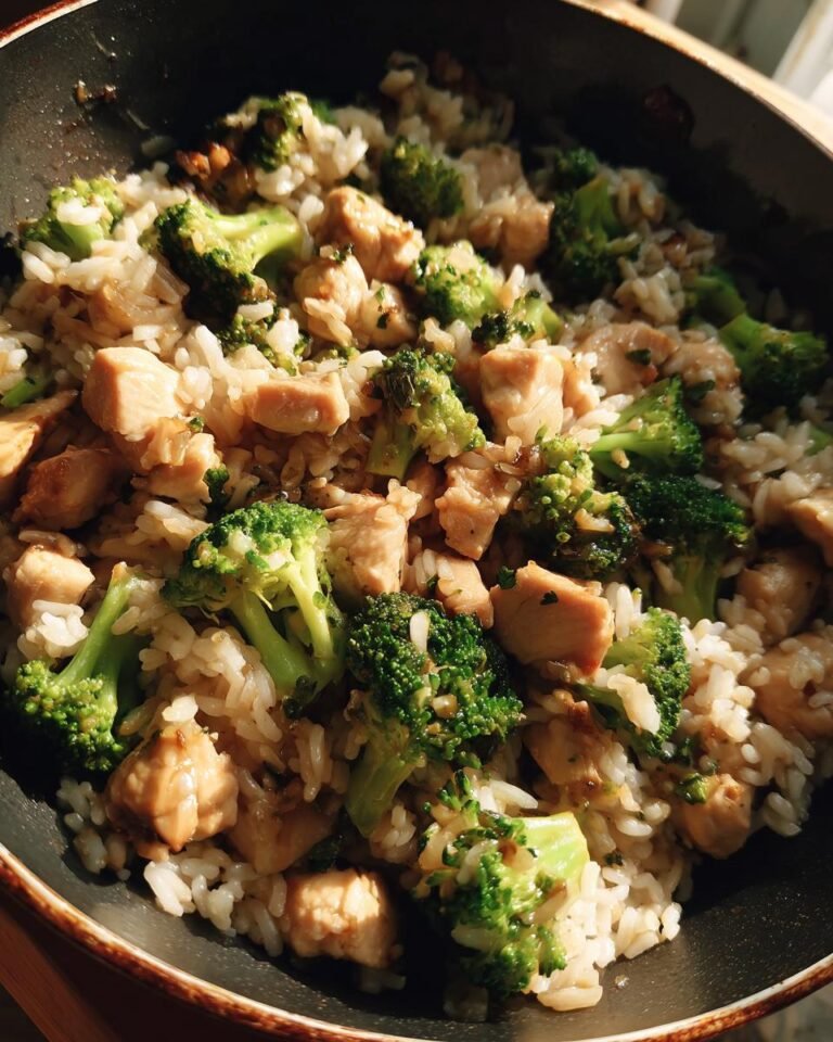 chicken and rice recipes broccoli