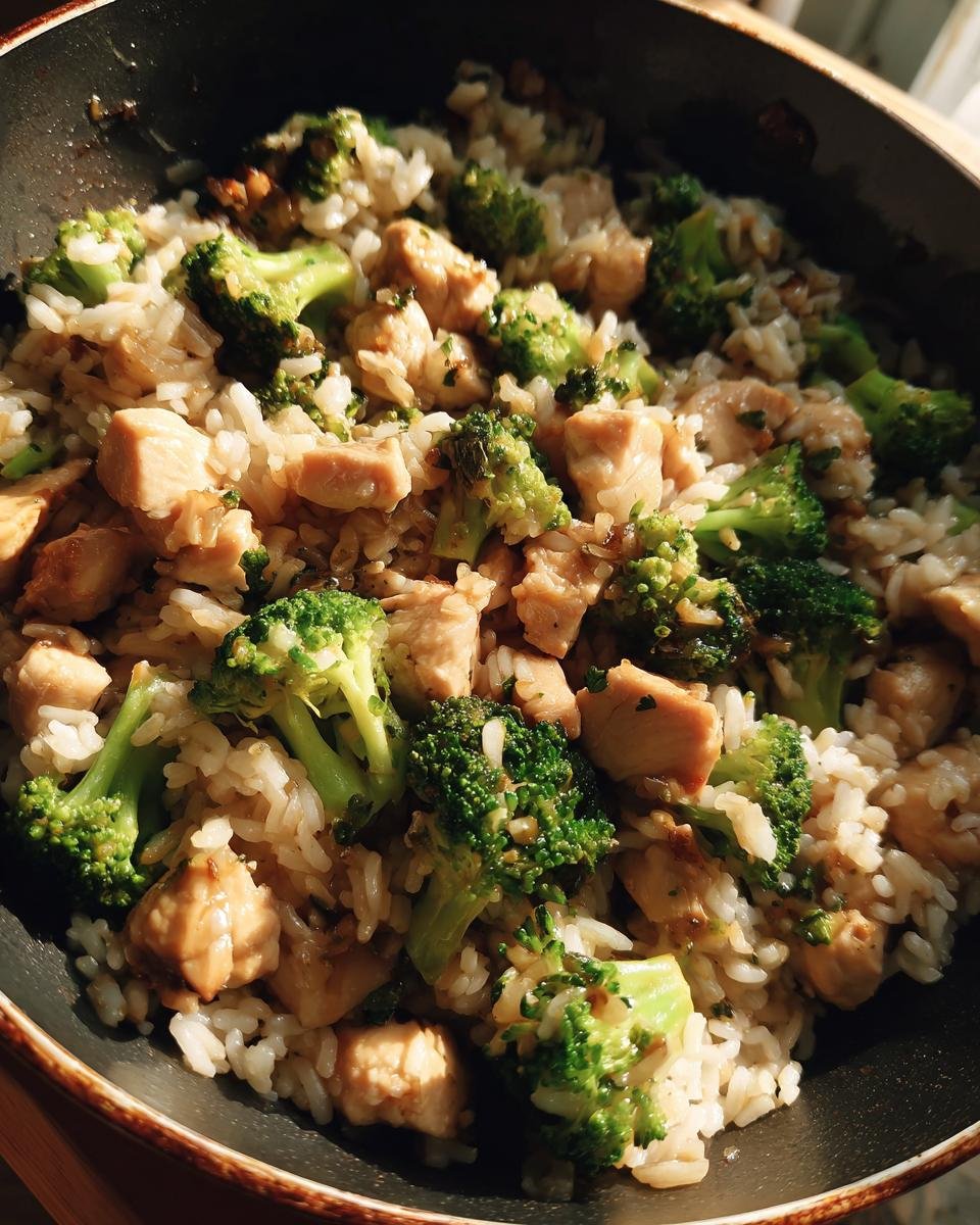 chicken and rice recipes broccoli