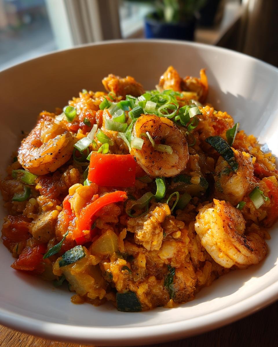 chicken and shrimp jambalaya recipe - detail 1