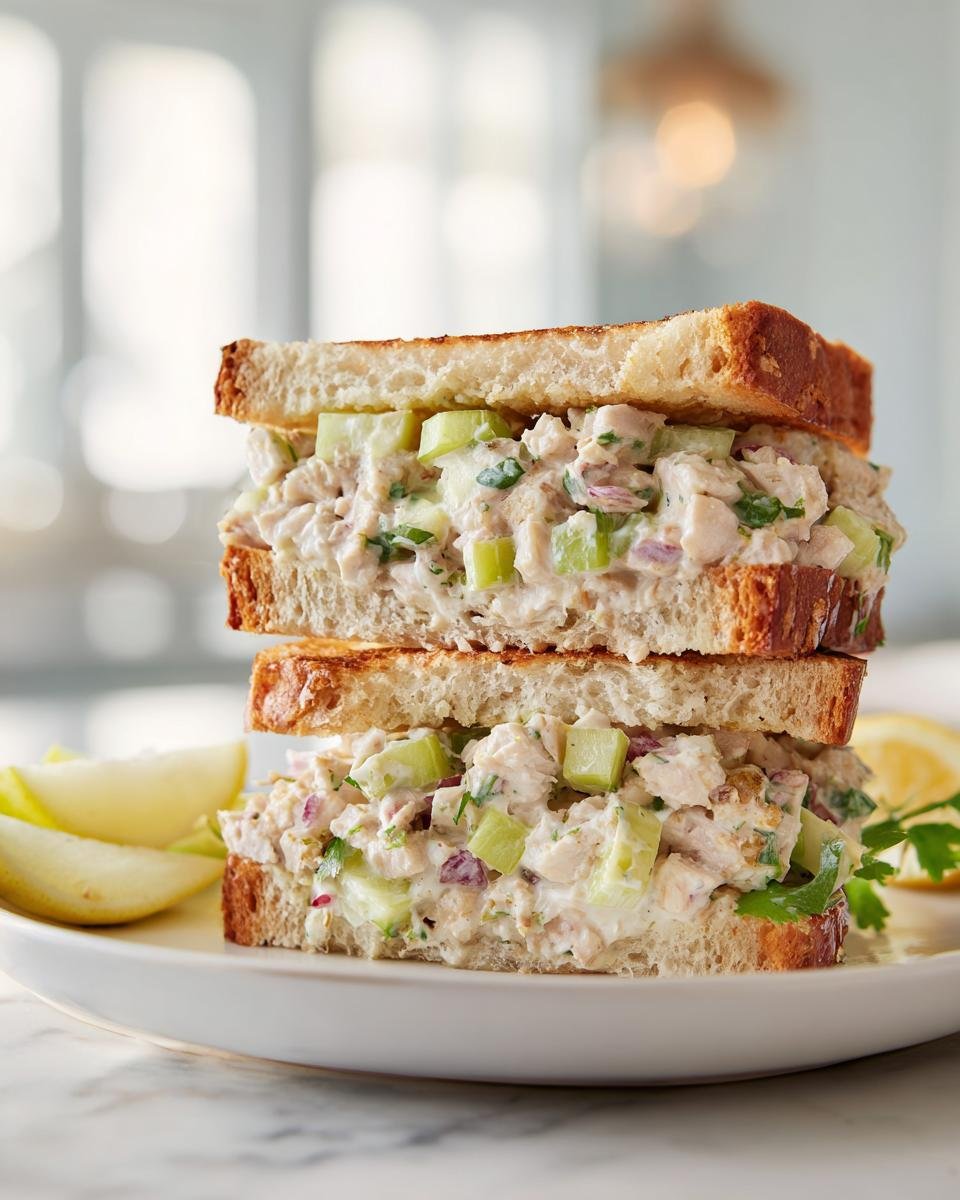 chicken apple salad sandwich