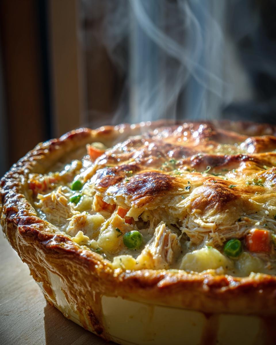 chicken pot pie recipe pie crust - detail 1