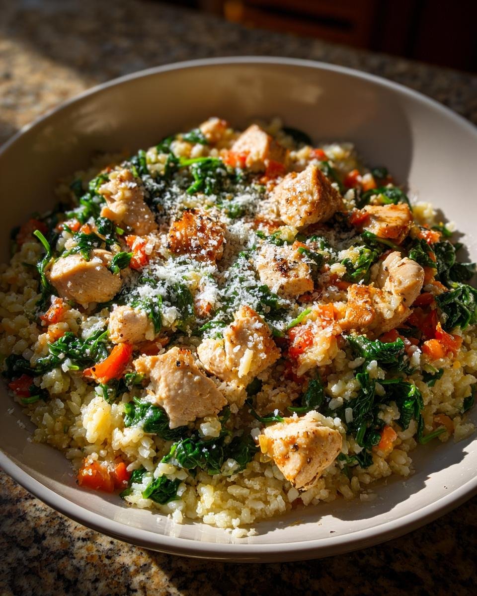 chicken spinach and rice recipes