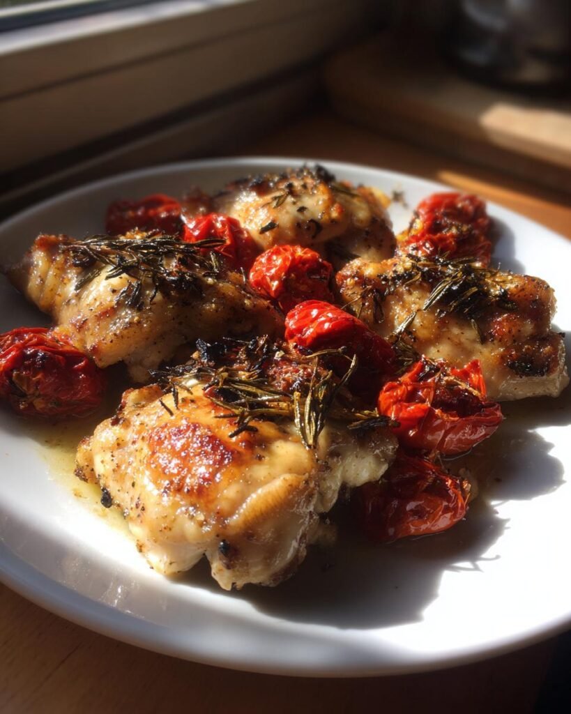 chicken thigh recipes sun dried tomatoes