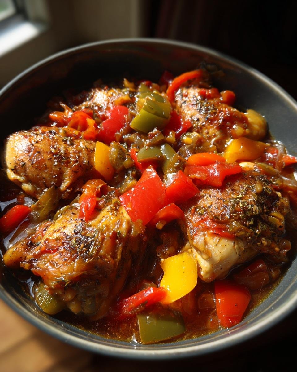 instapot chicken cacciatore - detail 1