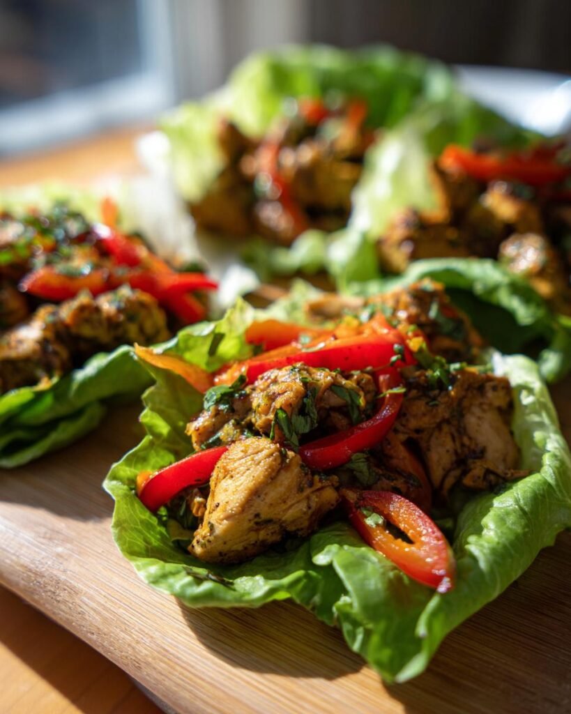 lettuce wrap chicken salad