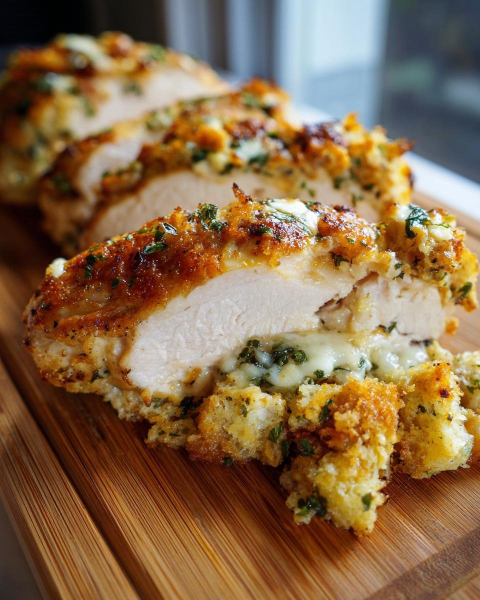 stuffing and chicken bake