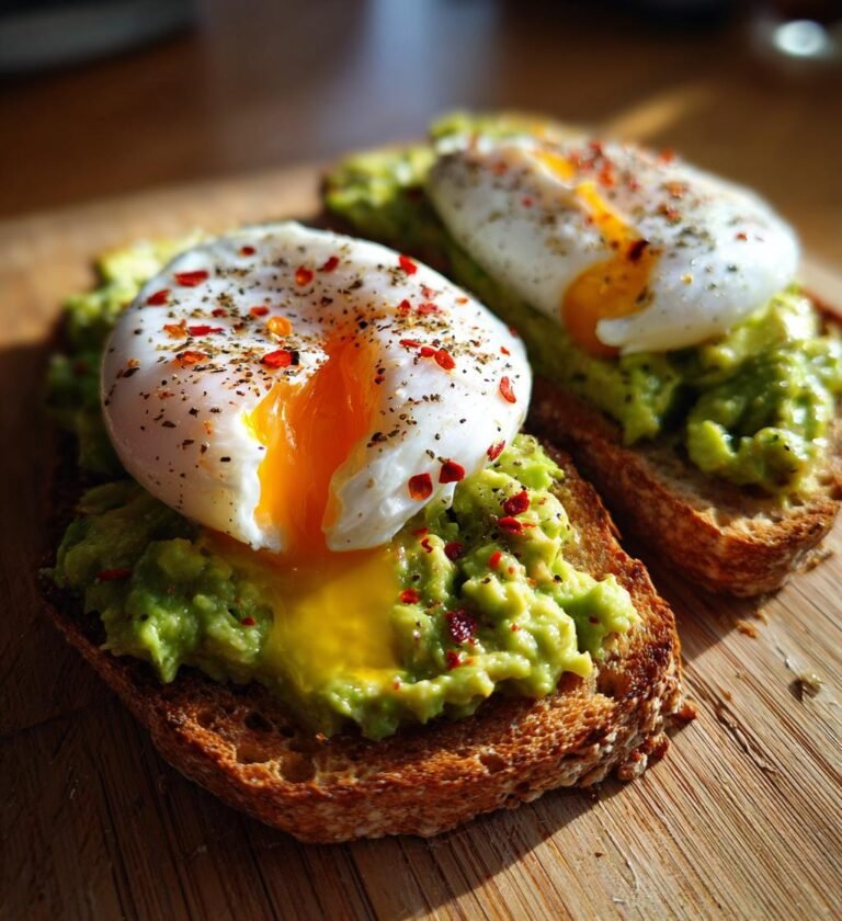 Avocado Toast with Poached Egg