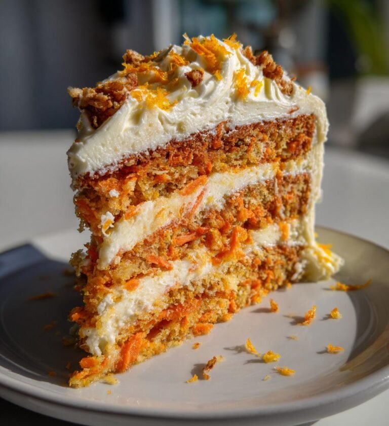 Carrot-orange cake (modern twist)