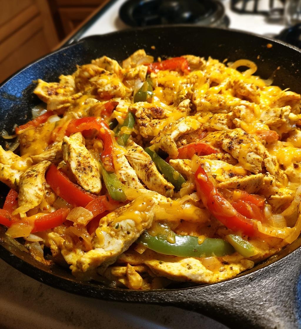 Chicken fajita pasta
