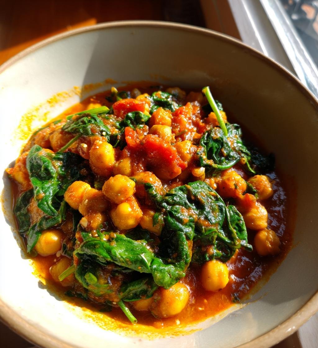 Chickpea and Spinach Stew