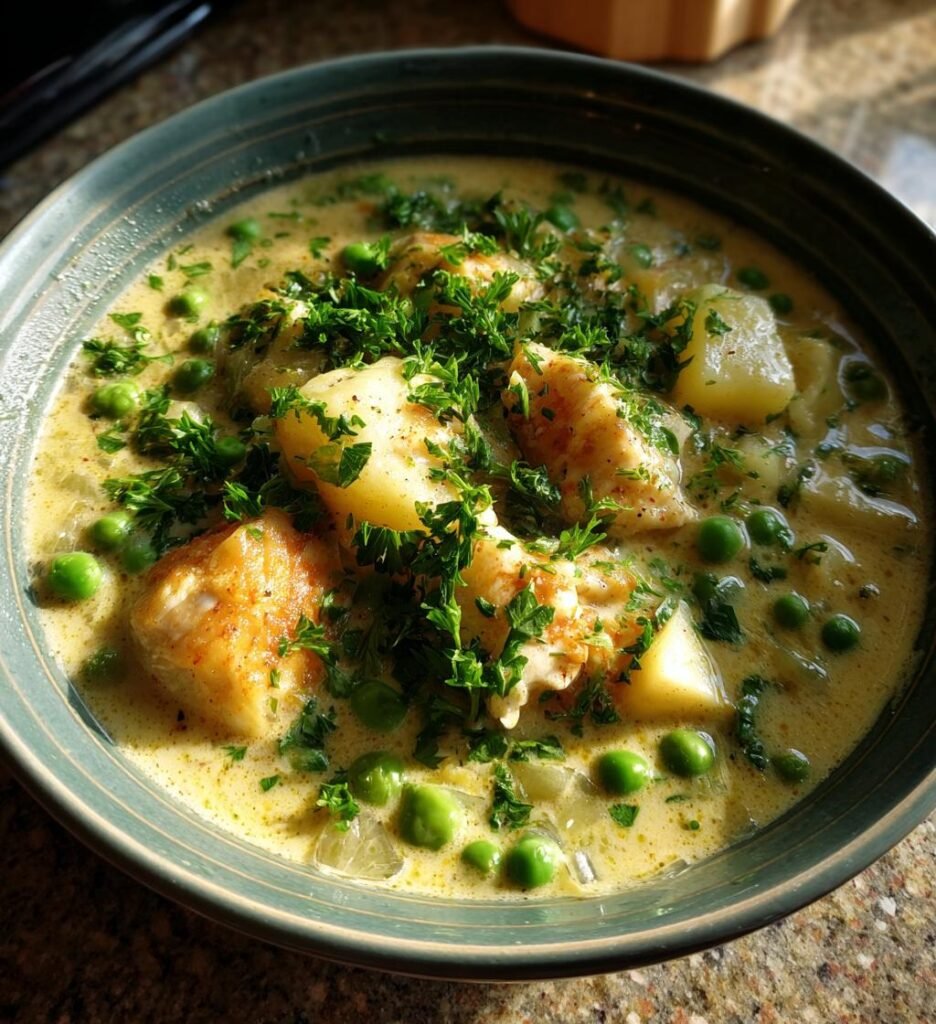 Cod & potato spring chowder