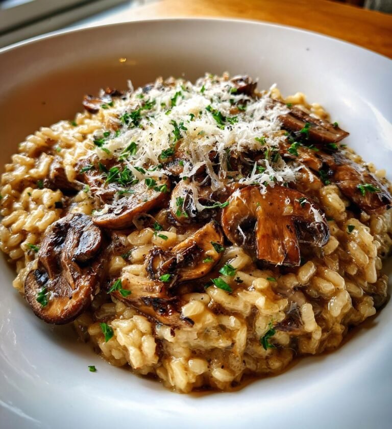 Creamy Mushroom Risotto