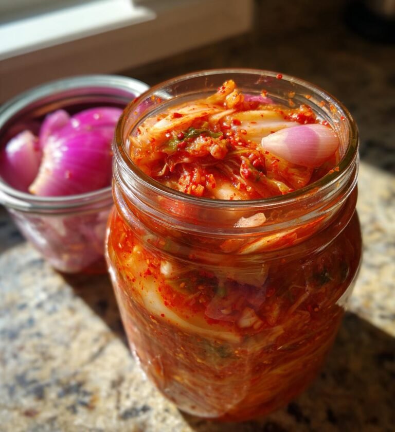 Fermented foods (kimchi, pickled onions)