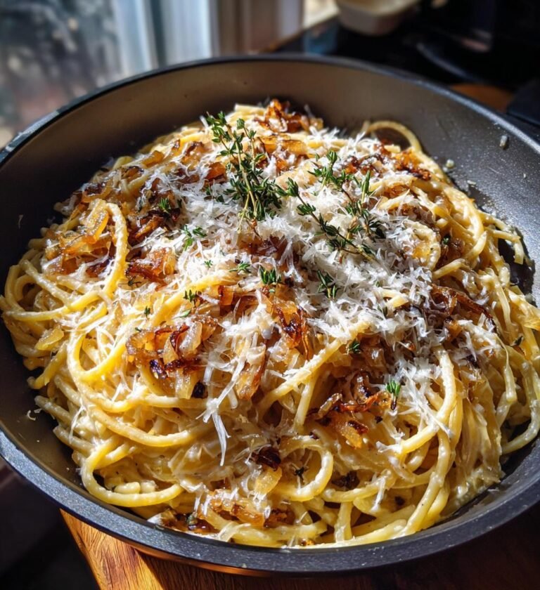 French onion pasta (viral twist on classic)