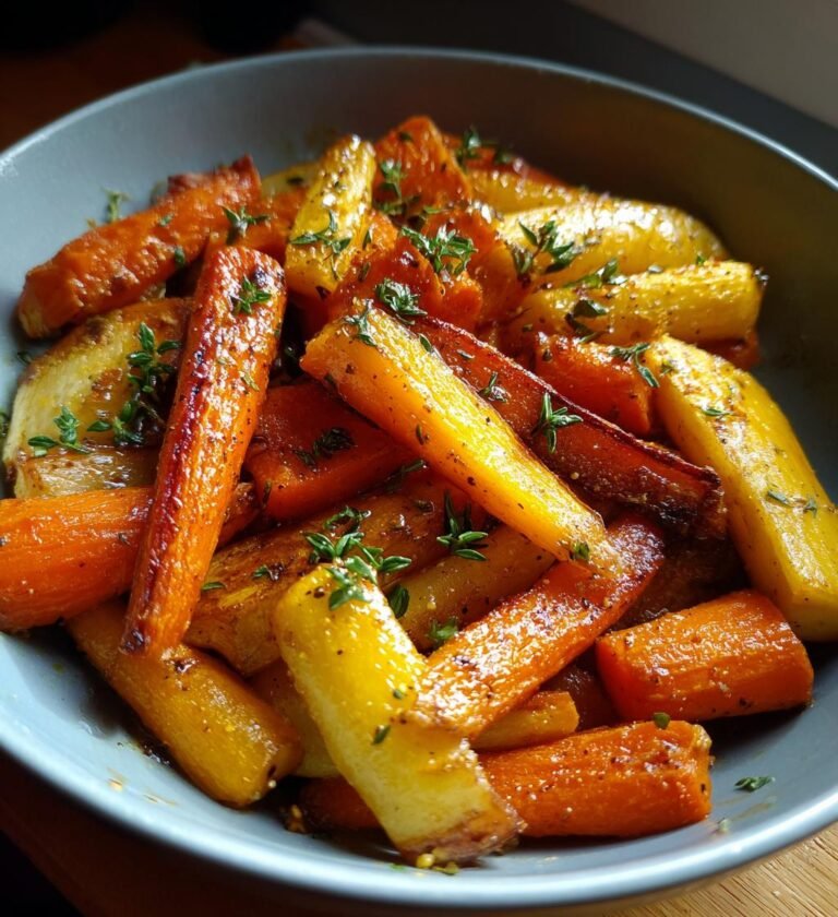 Honey-Glazed Carrots and Parsnips