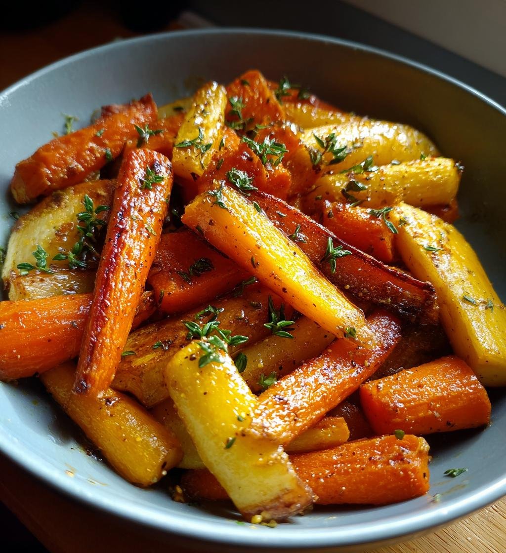 Honey-Glazed Carrots and Parsnips