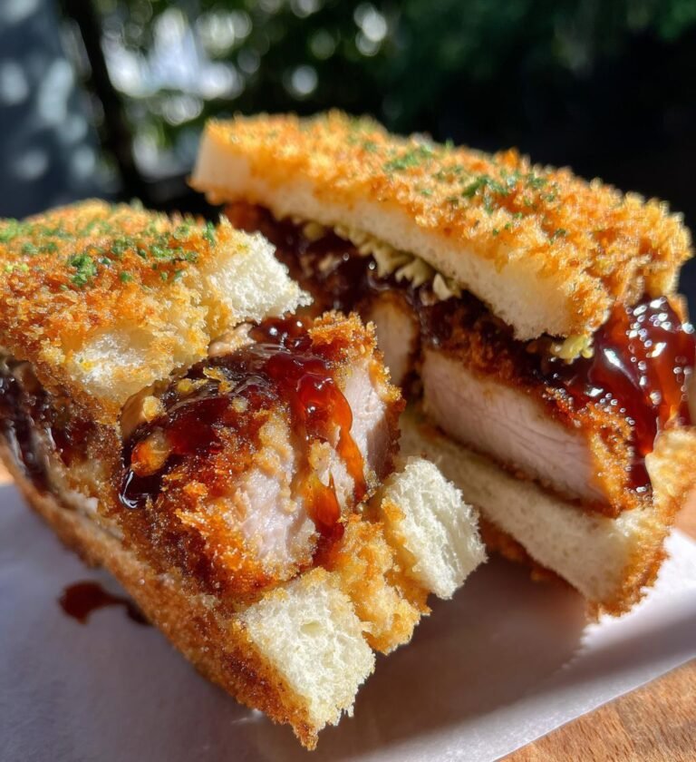 Japanese katsu sandwich