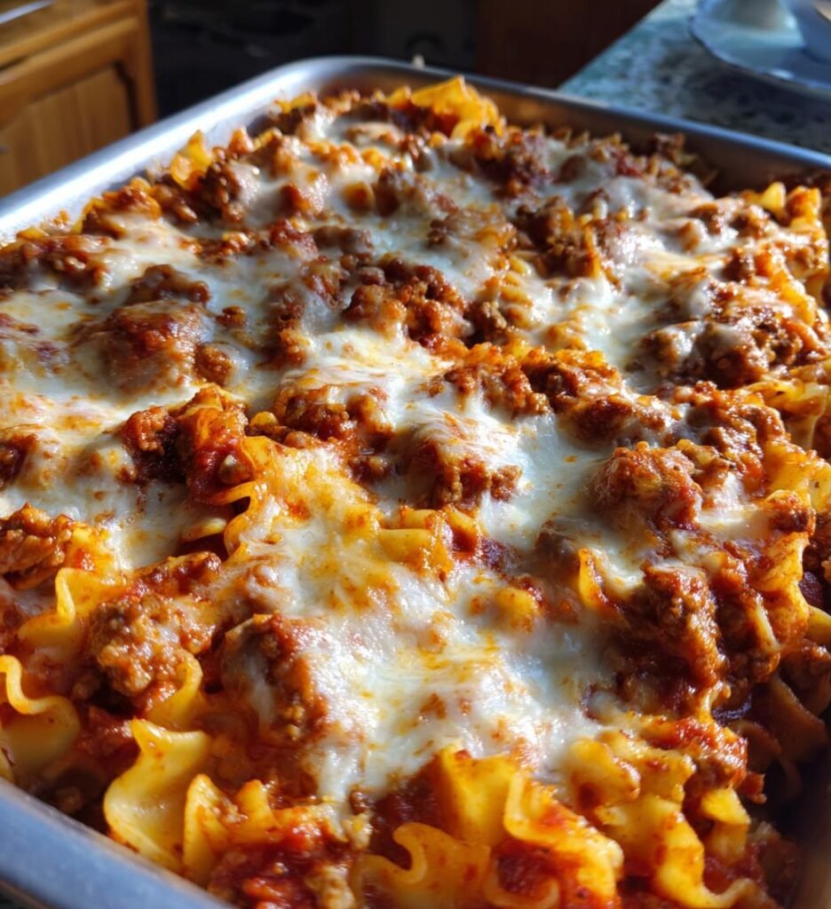 Lazy one-pot lasagna