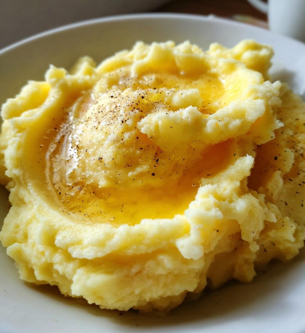 Mashed potatoes with butter