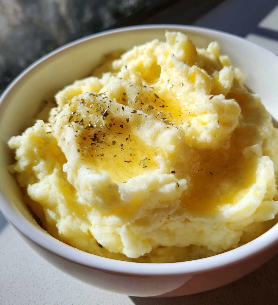 Mashed potatoes with butter