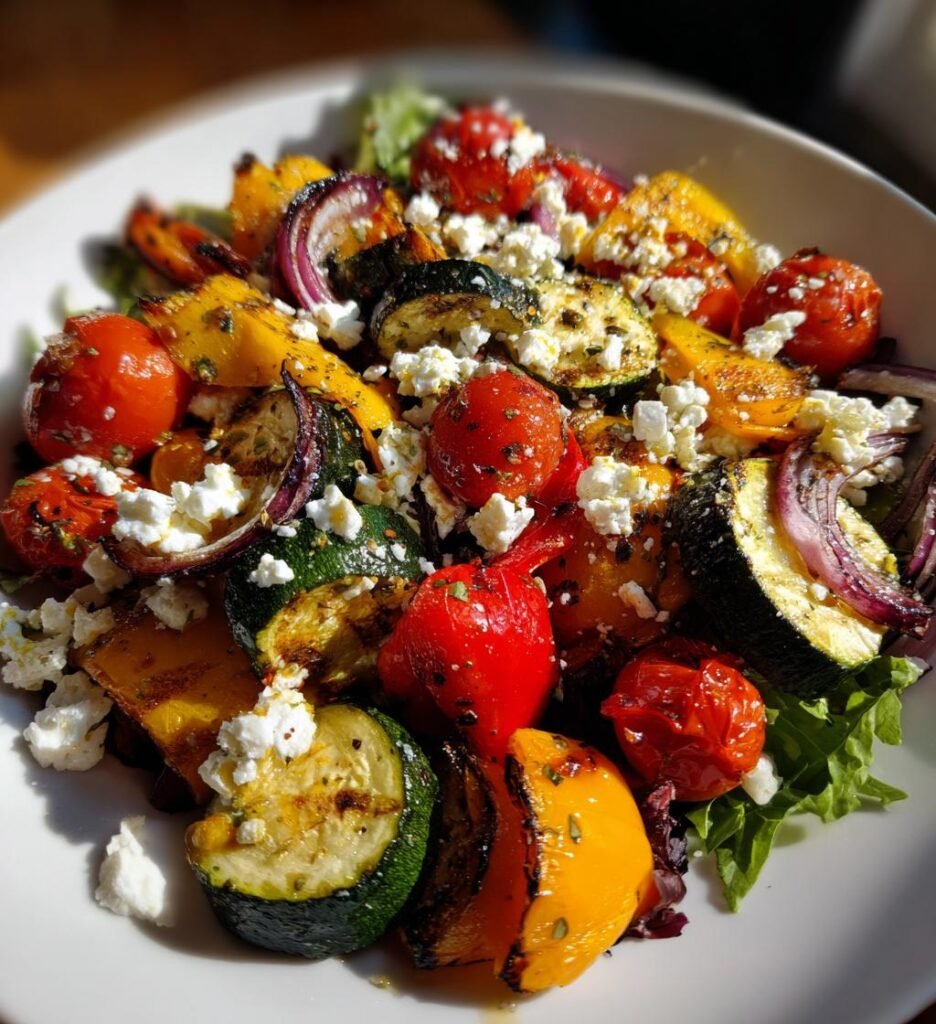 Roasted vegetable salads