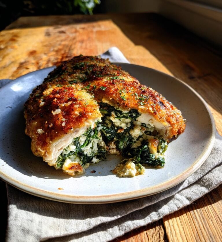 Spinach and Feta Stuffed Chicken Breast