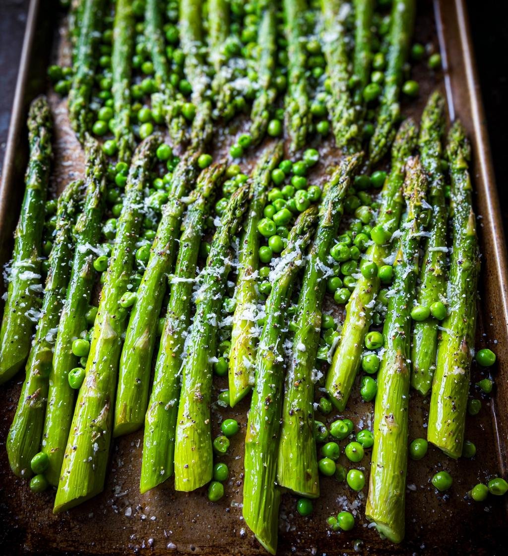 Spring recipes with asparagus & peas - detail 1