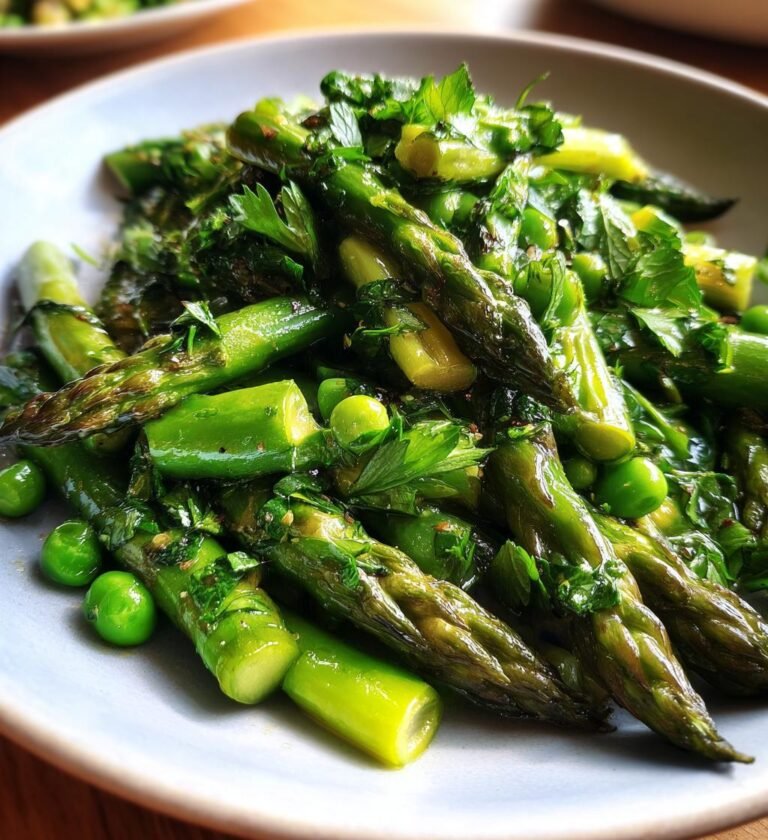 Spring recipes with asparagus, peas & herbs