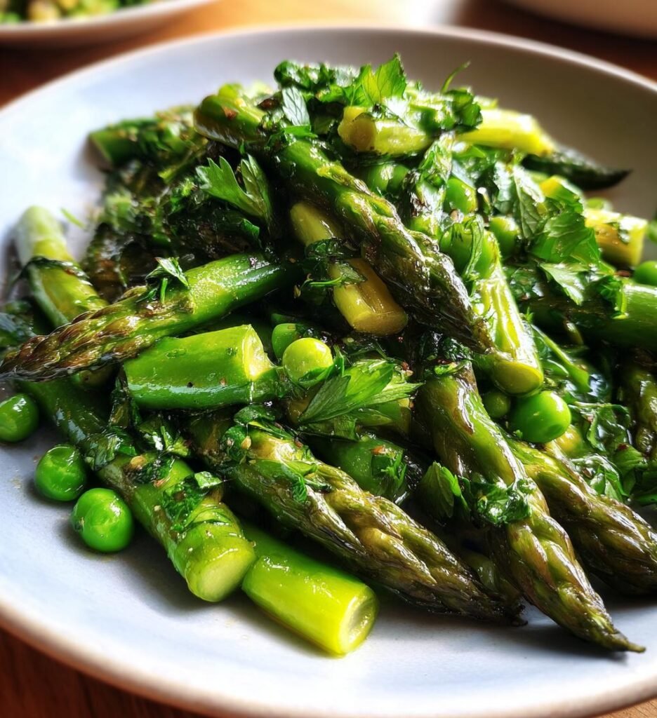 Spring recipes with asparagus, peas & herbs