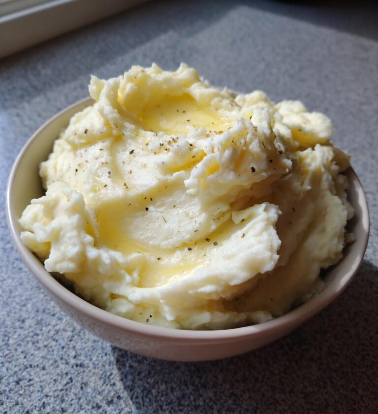 Mashed potatoes with butter