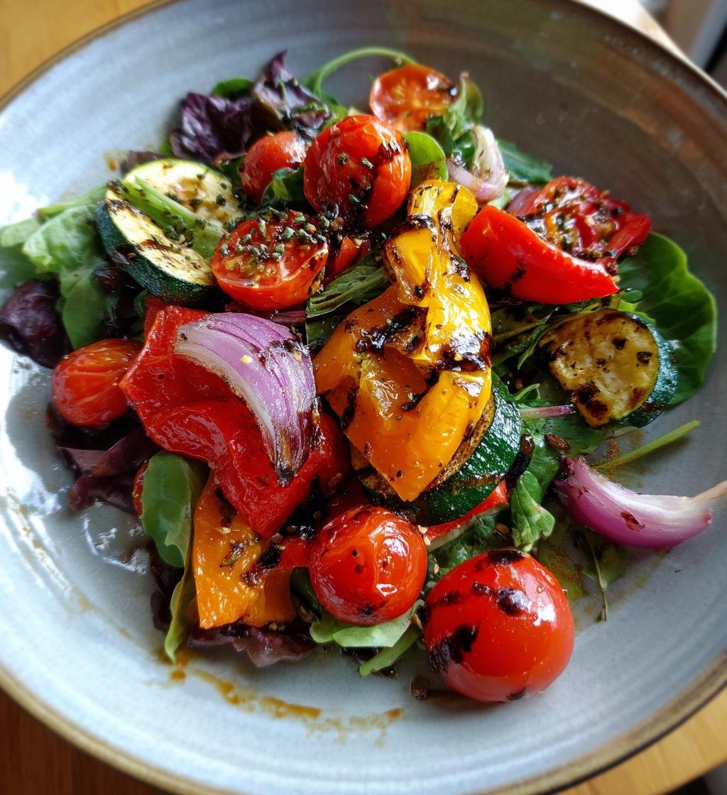 Roasted vegetable salads