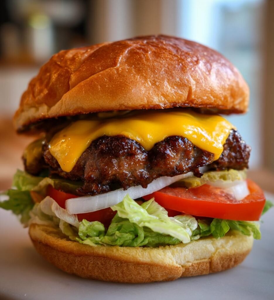 Cheeseburgers July — Homemade