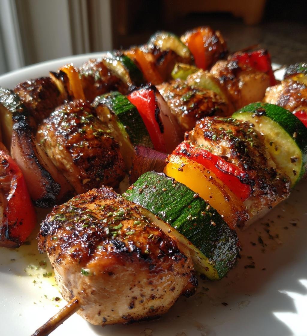 Chicken Kabobs 4th of July — Classic