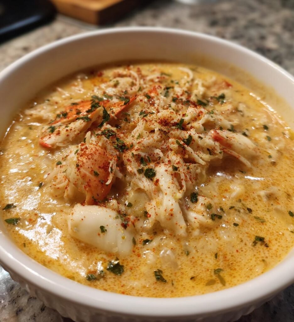 Crab Bisque July — Homemade