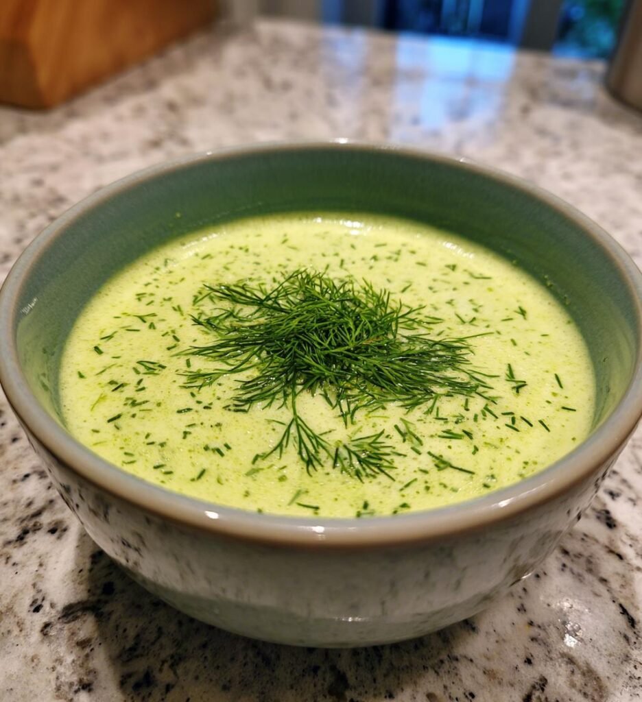 Cucumber Soup July Cold — Classic