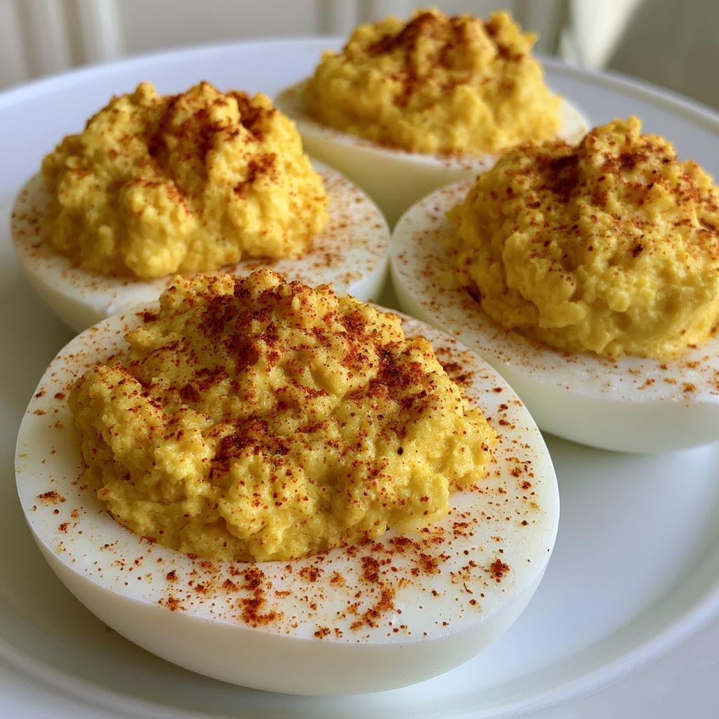 Deviled Eggs 4th of July Classic — Homemade